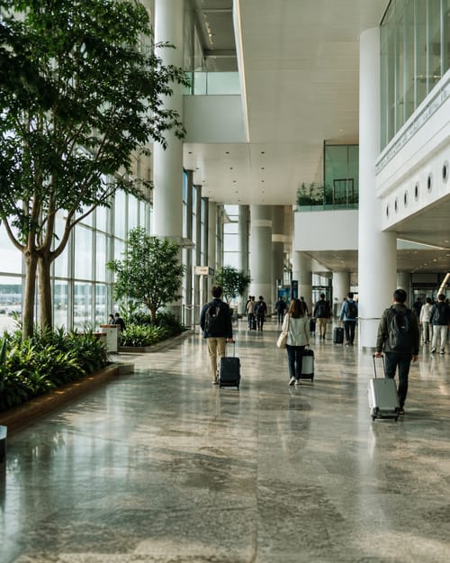Airport waste operations